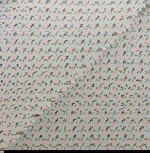 Victor Vaserely, Numbers: Description: Title: Numbers Type: Monograph on paper, framed Not Signed or numbered, as published Published by Editions Du Griffon Neuchatel in 1971, and printed in Switzerland. Size 10.5 x 10.5" Fram