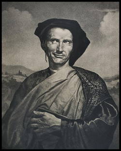 William Mortensen, Machiavelli, 1935 1st Edition: Photographer: William Mortensen (American, 1897 - 1965) - known for pictorial and experimental imagery. Title: "WILLIAM MORTENSEN, Machiavelli, 1935" Subject: Surreal - demon, occult, horror, fantasy.