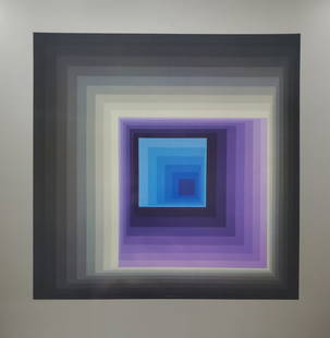 Victor Vaserely, REYTEY 1968 Framed: Description: Title: REYTEY Type: Monograph on paper Not Signed or numbered, as published Published by Editions Du Griffon Neuchatel in 1975, and printed in Switzerland. Size 10.5 x 10.5" Framed Approx