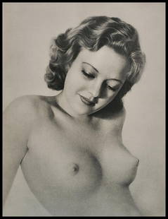 William Mortensen, Portrait Of A Young Girl, 1935 1 Edition: Photographer: William Mortensen (American, 1897 - 1965) - known for pictorial and experimental imagery. Title: "WILLIAM MORTENSEN, Portrait Of A Young Girl, 1935 " Subject: Surreal - demon, occult, ho