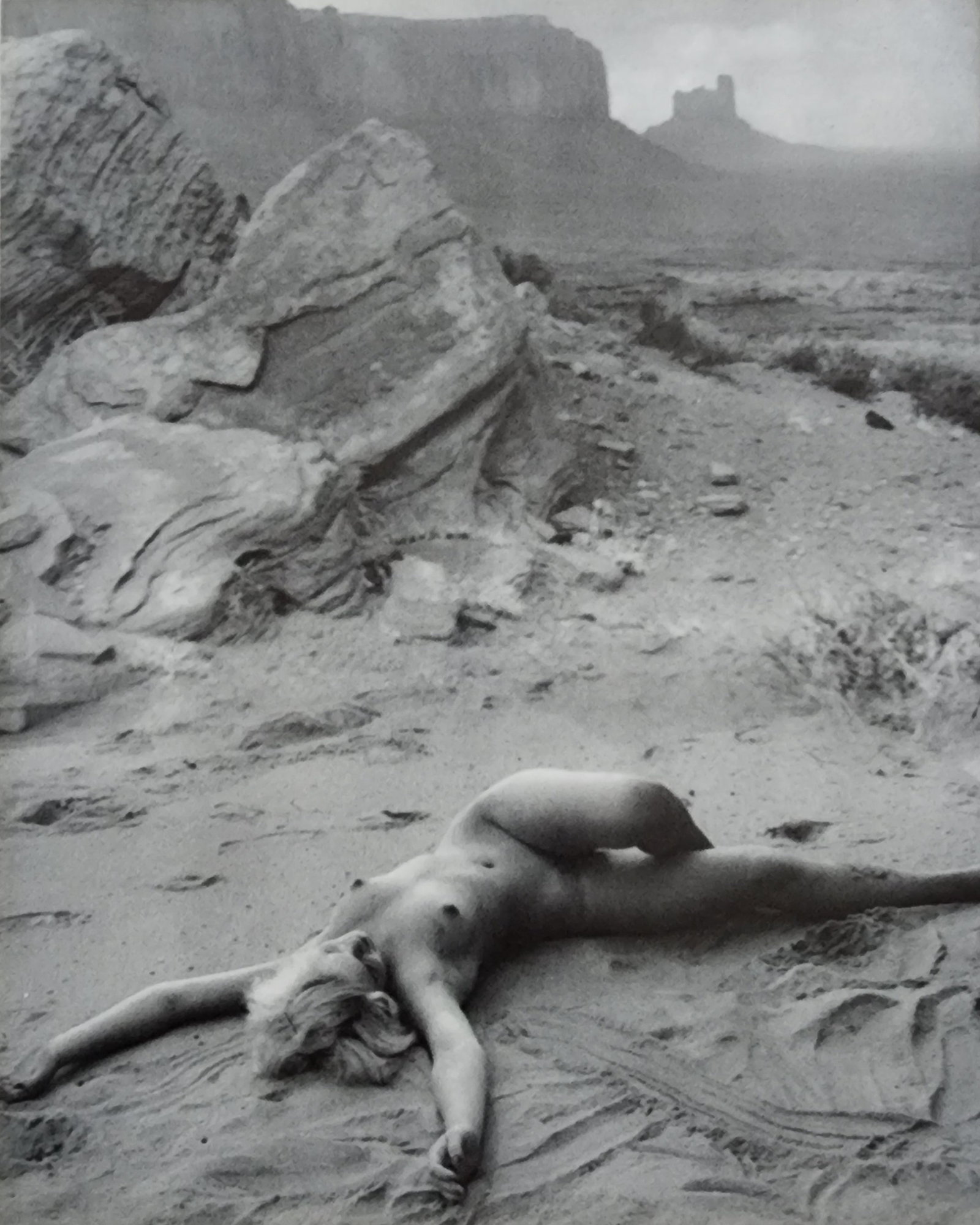 Andre de Dienes, Sun-Warmed Nude 1965: Artist/Photographer: Andre de Dienes Title/Subject: Sun-Warmed Nude Type Of Print: Authentic Sheet Fed Photogravure/Heliogravure. Date Of Print: 1965 Paper: Medium weight, satin/matte finish. Print Or