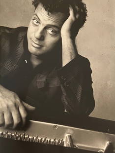 Patrick Demarchelier, Billy Joel, New York, 1986: Photographer: PATRICK DEMARCHELIER: internationally renowned fashion and portrait photographer known for his ability to represent the true personalities of his subjects. He discovered his passion at 1