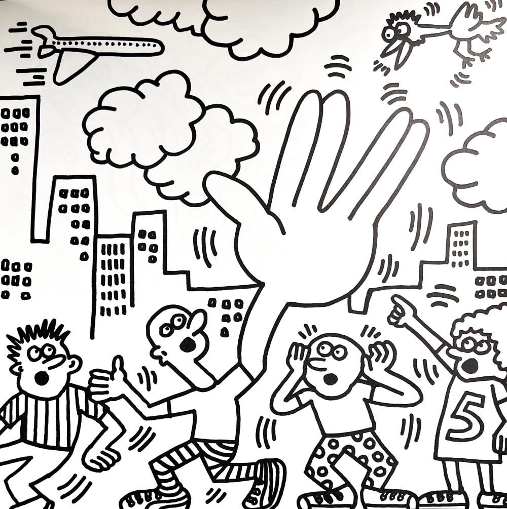 Basquiat HARING Warhol 限定2000 RAIN DANCE Rain Dance (1985) - Galerie Babylone