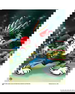 Warner Bros, Looney Tunes, Bugs Bunny, "The Boxer": Title: "The Boxer" Subject: Bugs Bunny Publisher: Classic Moments Type: Animation Giclee Paper: MT600 Year Produced: Circa 2000-2010 Size: 16" x 20" Condition: Excellent Licensed by Warner Bros. Certi