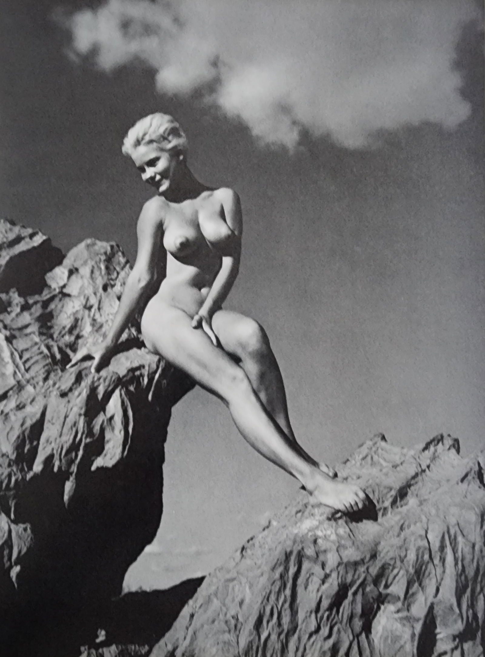 Andre de Dienes, Sun-Warmed Nude 1965: Artist/Photographer: Andre de Dienes Title/Subject: Sun-Warmed Nude Type Of Print: Authentic Sheet Fed Photogravure/Heliogravure. Date Of Print: 1965 Paper: Medium weight, satin/matte finish. Print Or