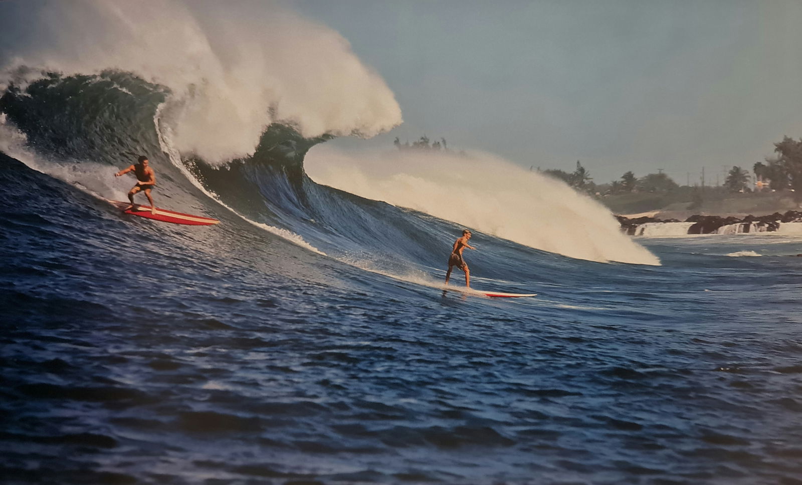 Leroy Grannis, Jock Sutherland, Waimea Bay, 1965: Photographer: LeRoy Grannis (1917-2011) captured the early surf lifestyle of Southern California unlike any other of his generation. Subject/Title: Jock Sutherland, Waimea Bay Date Of Negative: 1965 T