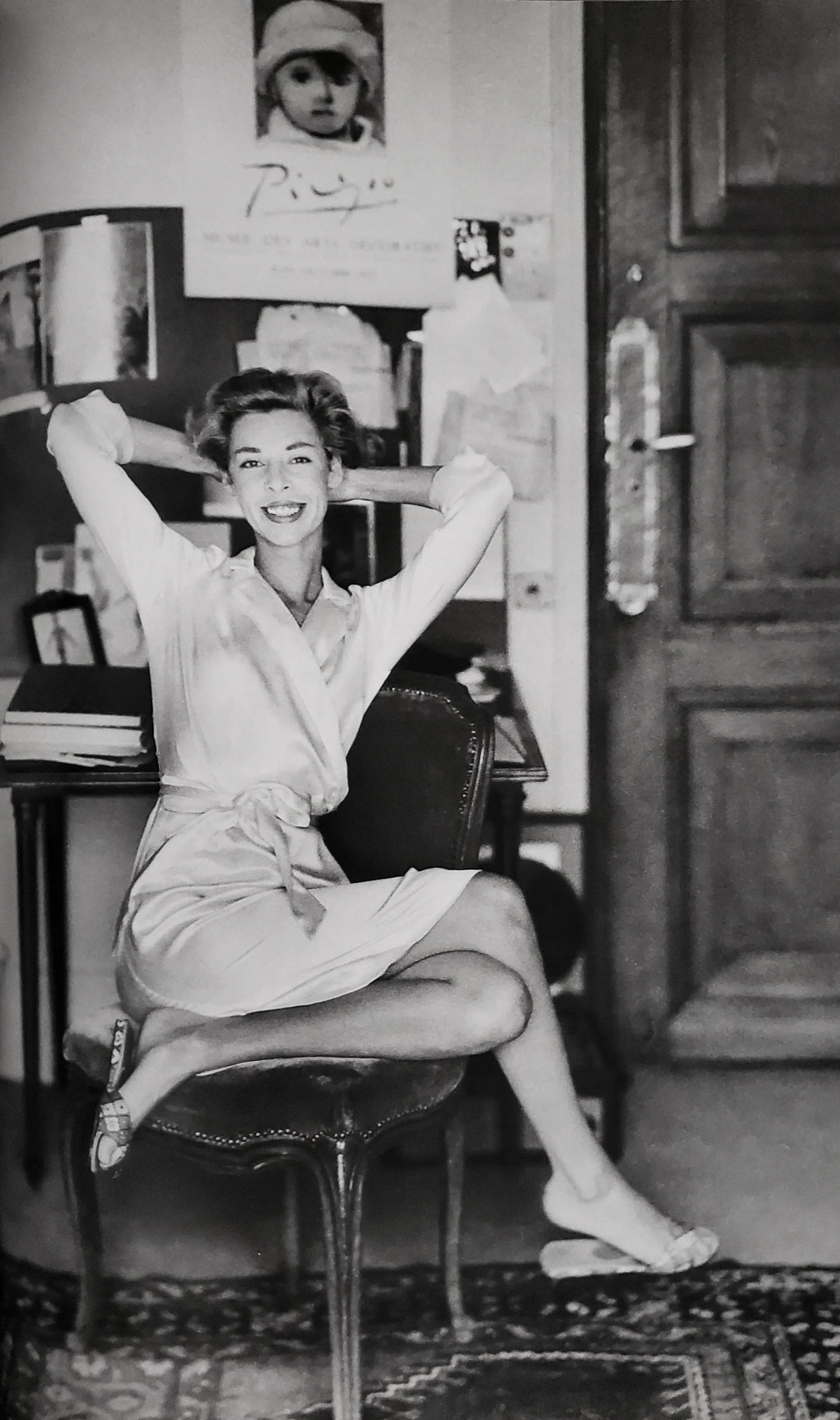 Richard Avedon, Evelyn Avedon, Apartment 60, Hotel San Regis, Paris, 1955: Photographer: Richard Avedon (American, 1923 - 2004) - internationally renowned portrait and fashion photographer, one of the most important and influential photographers during the last half of the t