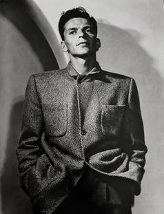 Phillipe Halsman, Frank Sinatra, 1944: Photographer: Philippe Halsman (Latvia born American, 1906 - 1979) - internationally renowned portrait and fashion photographer, one of the most important and influential photographers from the 1940's