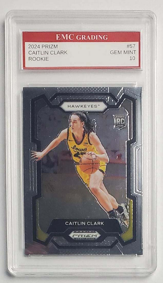 Caitlin Clark 2024 Prizm Rookie Basketball Card Gem Mint 10 (1 of 2)