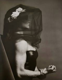 Robert Mapplethorpe, Lisa Lyon, 1982: Photographer: Robert Michael Mapplethorpe (1946-1989) was an American photographer, best known for his black-and-white photographs. His work featured an array of subjects, including celebrity portrait