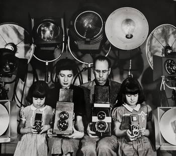 Phillipe Halsman, Halsman Family, 1950: Photographer: Philippe Halsman (Latvia born American, 1906 - 1979) - internationally renowned portrait and fashion photographer, one of the most important and influential photographers from the 1940's