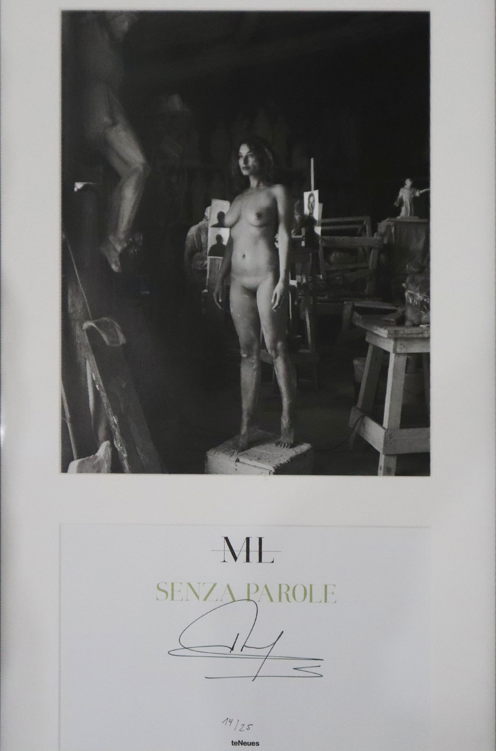 Marc Lagrange Photogravure with Cut Signed/Numbered Page: Marc Lagrange Photogravure with Cut Signed/Numbered Page Condition- Excellent