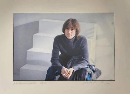 Allan Tannenbaum, 'John Lennon', Signed Limited Edition Print, 1980: Allan Tannenbaum "JOHN LENNON 1980" Ink jet print Paper size: 13 x 19 Inches Image Size: 8.5 x 13 Edition Number: From the edition of 200 1988 Signed, Numbered, Titled & dated in pencil by the artist