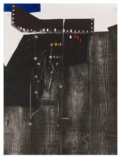 Antoni Clave, 'Instruments Etrangers (1)', Signed Limited Edition, Embossed Etching: Artist: Antoni Clave Title: From Instruments Etrangers (1) Medium: Carborundum Etching and Embossing Signed: Hand Signed Measurements: 21.5" x 30" Edition Number: AP 7 Publisher: La Difference Referen