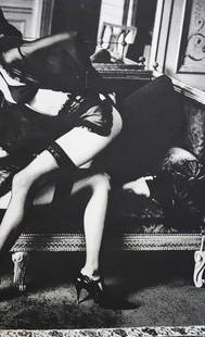 Ellen Von Unwerth 'Twin Palms' 1994: Artist/Photographer: Ellen Von Unwerth Title/Subject: Twin Palms Type Of Print: Authentic Sheet Fed Photogravure/Heliogravure. Date Of Print: 1994 Paper: Medium weight, satin/matte finish. Print Origi