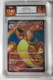 Charizard EX 2023 Scarlet & Violet 151 Pokemon Holo Card Gem Mint 10: Charizard EX 2023 Scarlet & Violet 151 Super Rare Holo Pokemon Card Gem 10