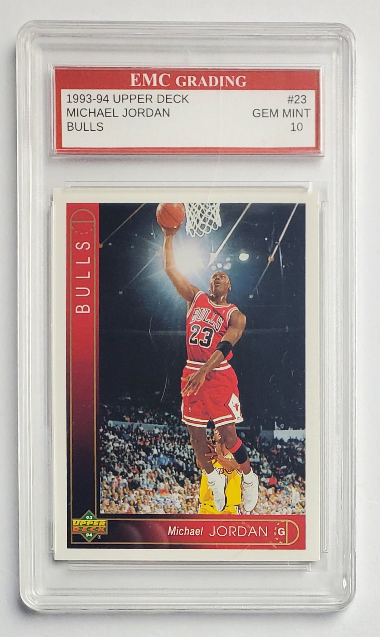 Michael Jordan 1993-94 Upper Deck Bulls Basketball Card Gem Mint 10 (1 of 2)