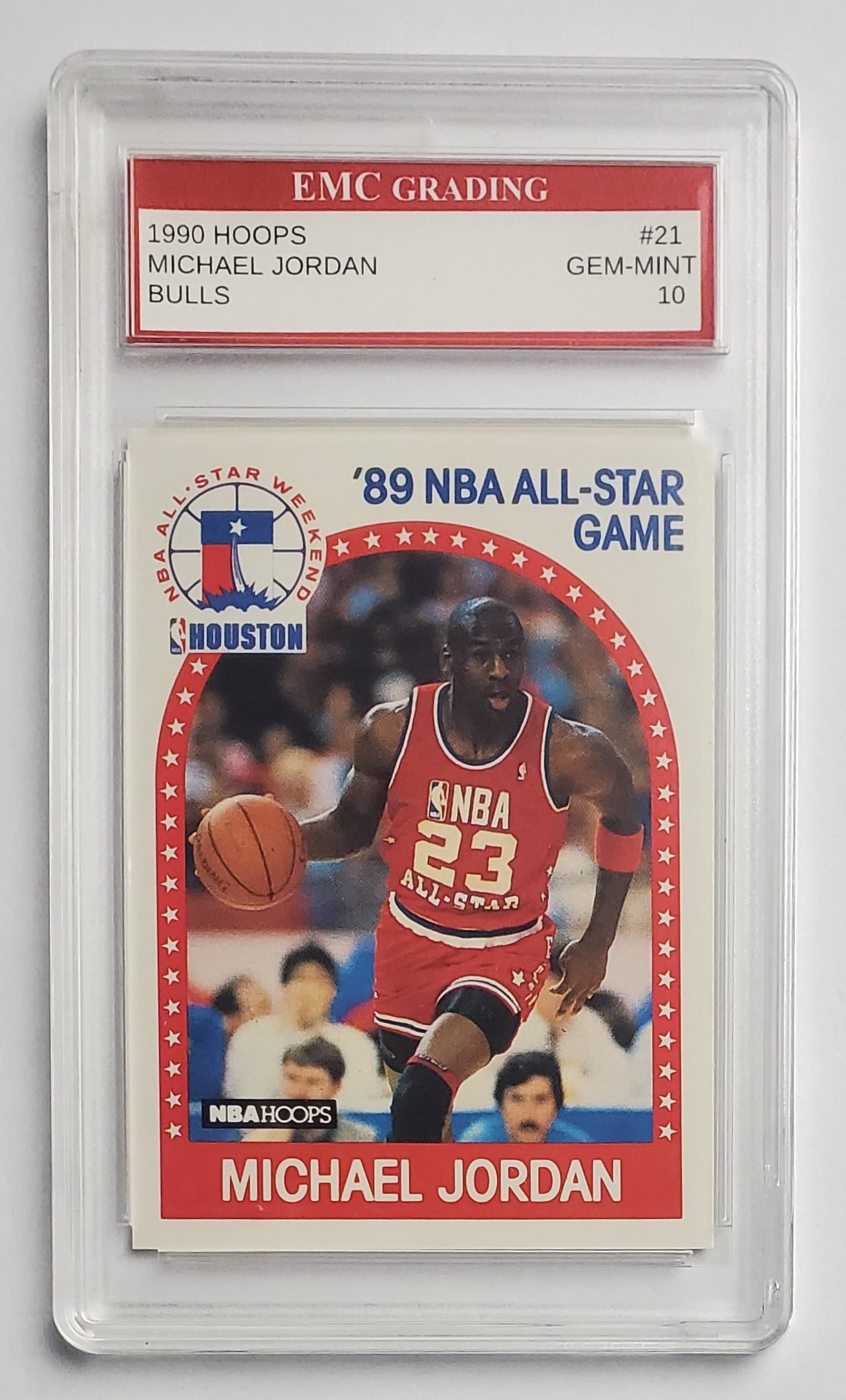 Michael Jordan 1990 Hoops Bulls Basketball Card Gem Mint 10 (1 of 2)