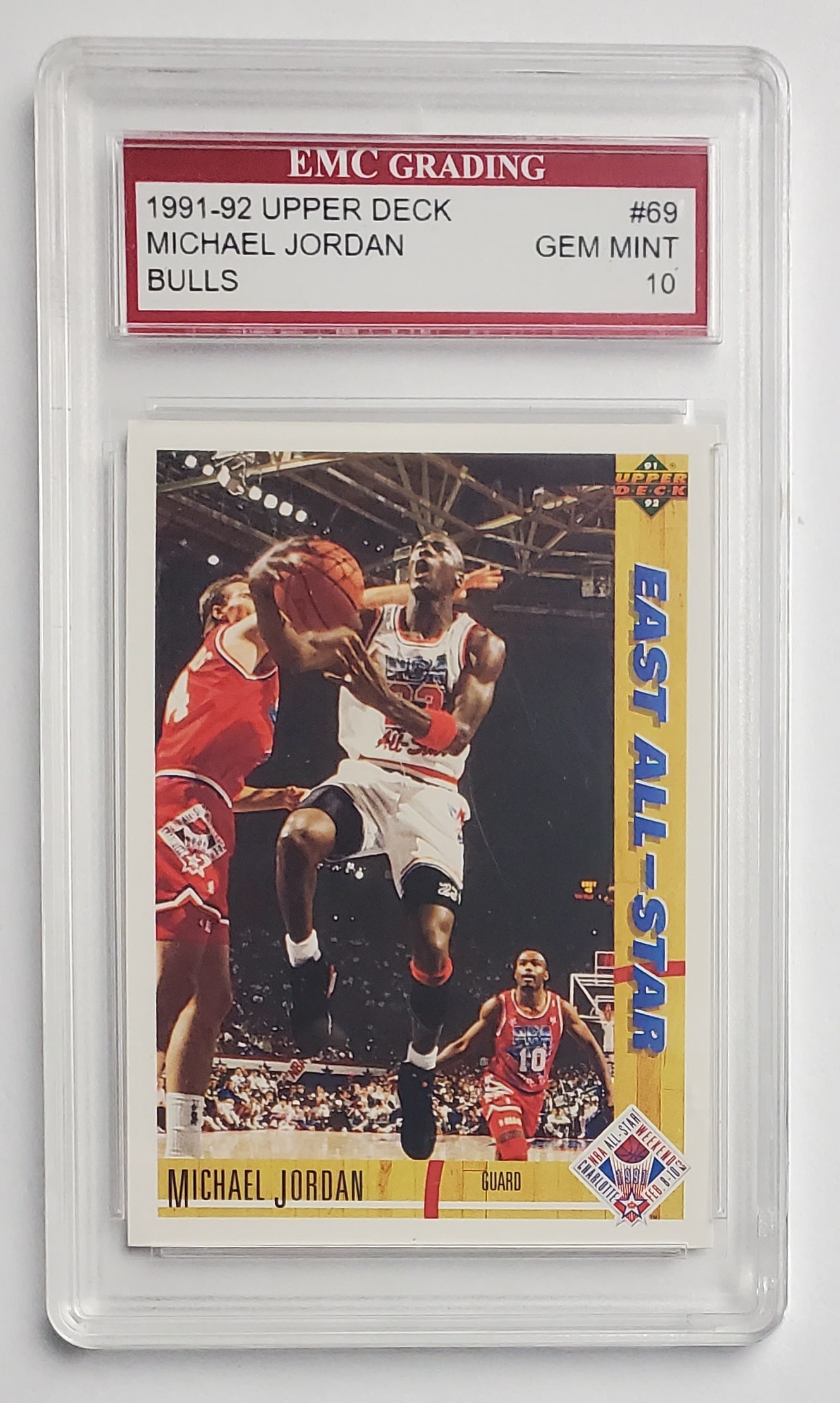 Michael Jordan 1991-92 Upper Deck Bulls Basketball Card Gem Mint 10 (1 of 2)