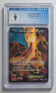 Charizard EX 2014 Flashfire Pokemon Card CGC Mint 9: Charizard EX 2014 Flashfire Pokemon Card CGC Mint 9