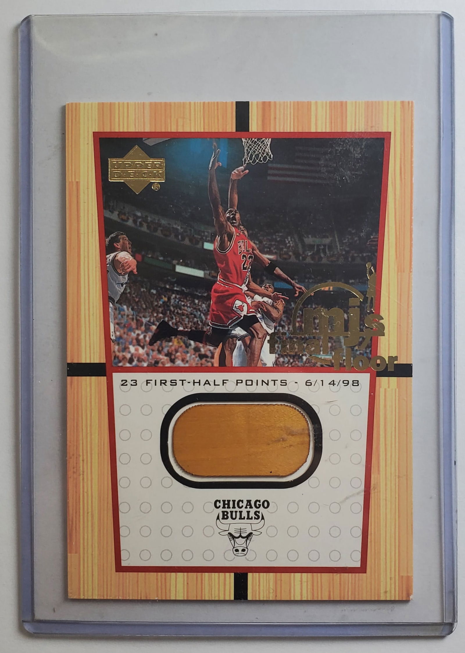 Michael Jordan Game Used Floor (Last Shot) #1 (1 of 2)