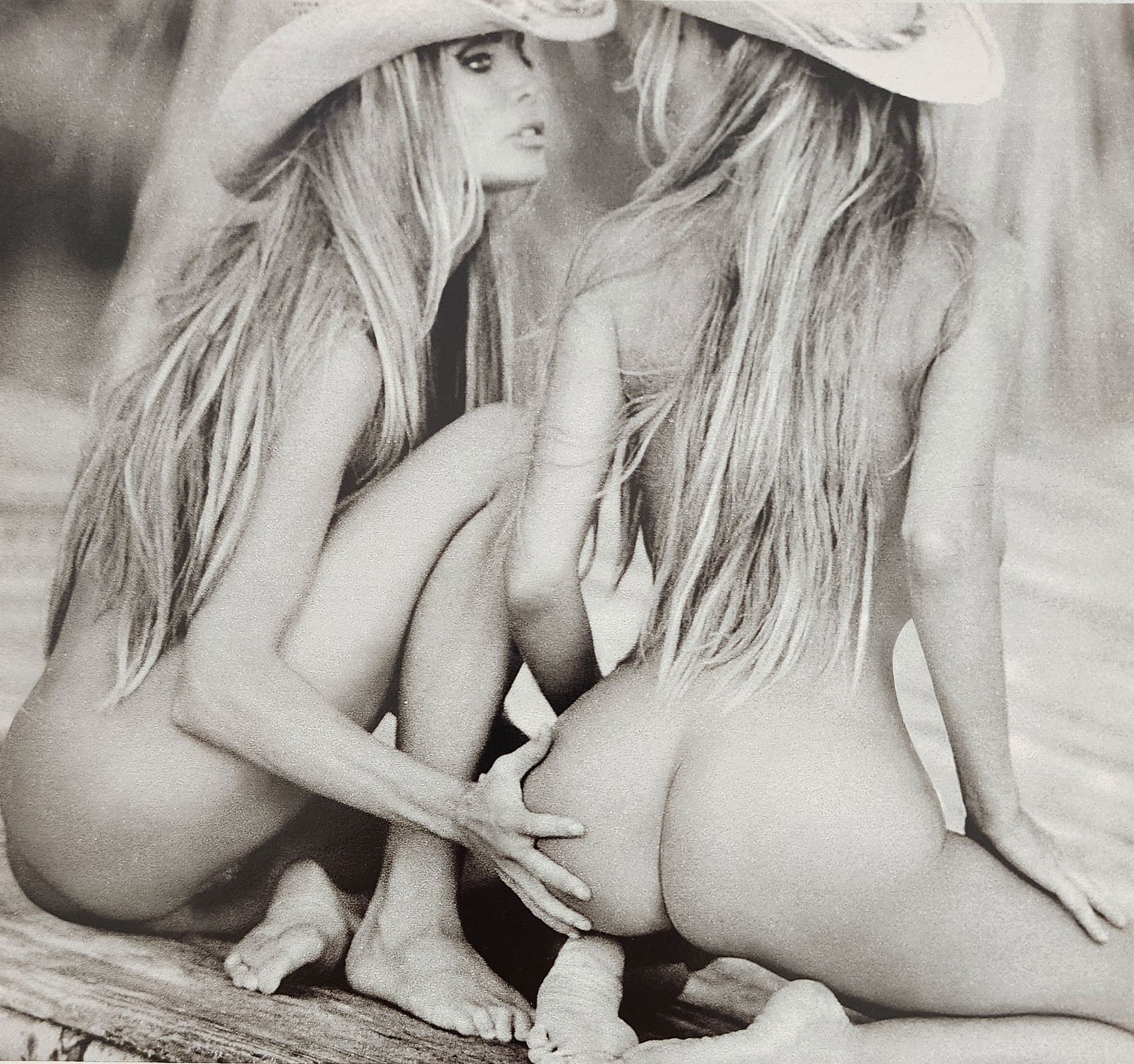 Celebrity Boudoir, 1997: Models: Cindy Crawford, Sandra Taylor, Nancy Sintra, Traci Adell, Tracy Hampton, The Barbi Twins, Pamela Anderson, Jenny McCarthy, Anna Nicole Smith, Donna D'Errico, Kim PageBrenda VenusShannon Tweed.