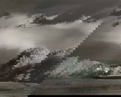Ansel Adams, Autumn Storm, Las Trampas, Near Penasco, New Mexico, C. 1958: Photographer: Ansel Adams (American, 1902 - 1984) - Internationally renowned American photographer. One of the most influential artists in photographic history. Title: "Autumn Storm, Las Trampas, Near