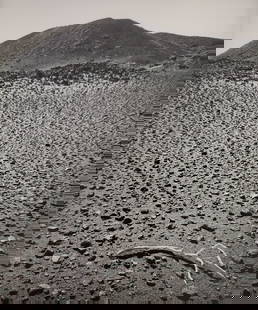 Ansel Adams, Cinder Cone in the Crater of Haleakala, Haleakala National Park, Hawaii, C. 1956: Photographer: Ansel Adams (American, 1902 - 1984) - Internationally renowned American photographer. One of the most influential artists in photographic history. Title: "Cinder Cone in the Crater of Ha