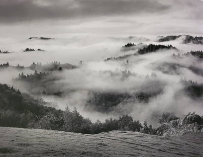 Ansel Adams, Clearing Storm, Sonoma County, California, 1951: Photographer: Ansel Adams (American, 1902 - 1984) - Internationally renowned American photographer. One of the most influential artists in photographic history. Title: "Clearing Storm, Sonoma County,