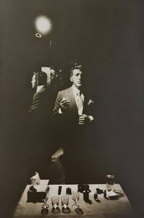 Terry O'Neill, Dean Martin Preparing To Go On Stage At A Las Vegas Night-Club, 1971: Photographer: Terry ONeill was a British photographer, known for documenting the fashions, styles, and celebrities of the 1960s. Title: Dean Martin preparing to go on stage at a Las Vegas night-club D