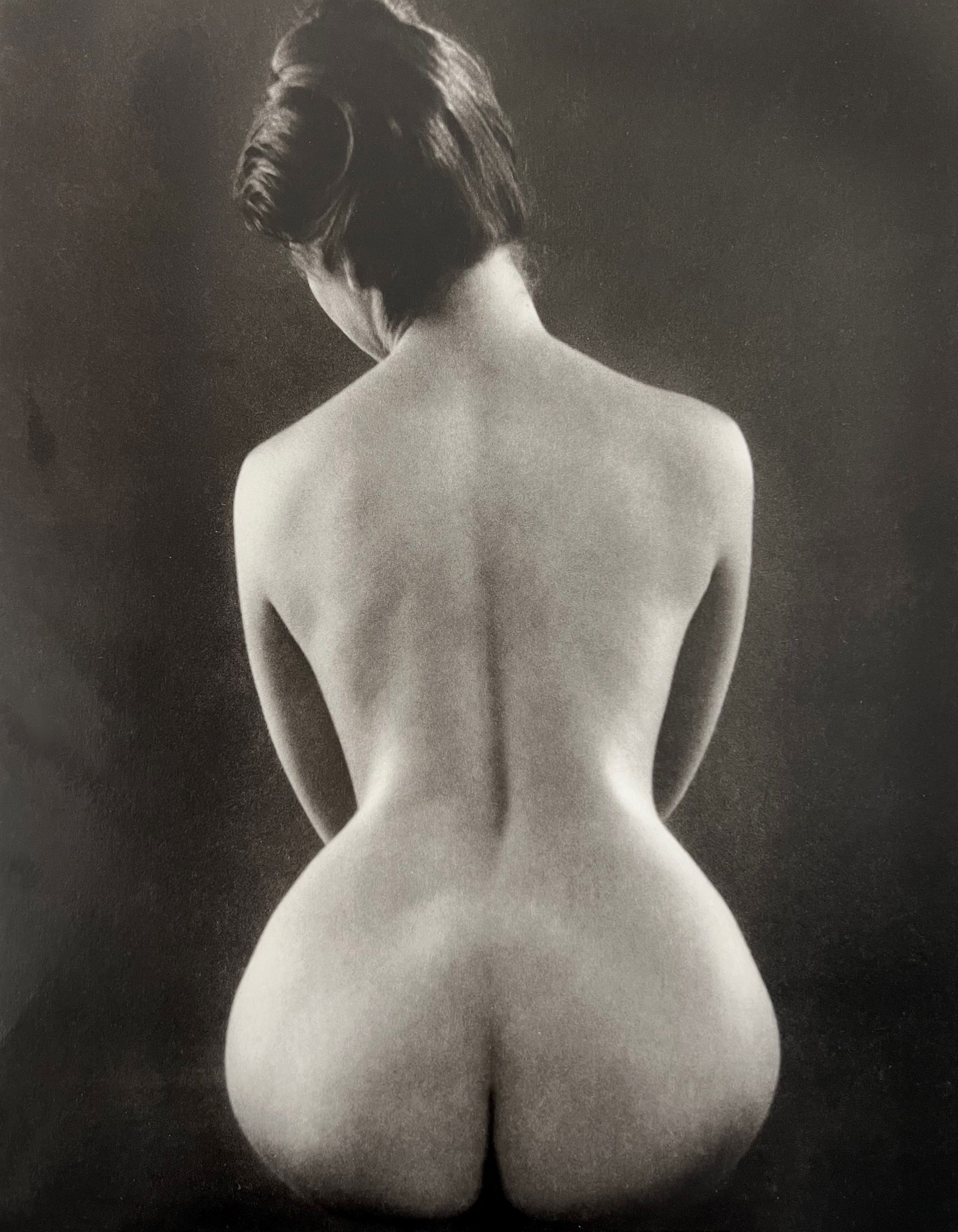 Ruth Bernhard, Hourglass, 1971: Ruth Bernhard (1905-2006) was the daughter of Lucien Bernhard, a graphic designer known as "the father of the German poster." After studying for two years at the Berlin Academy of Art, she came to New