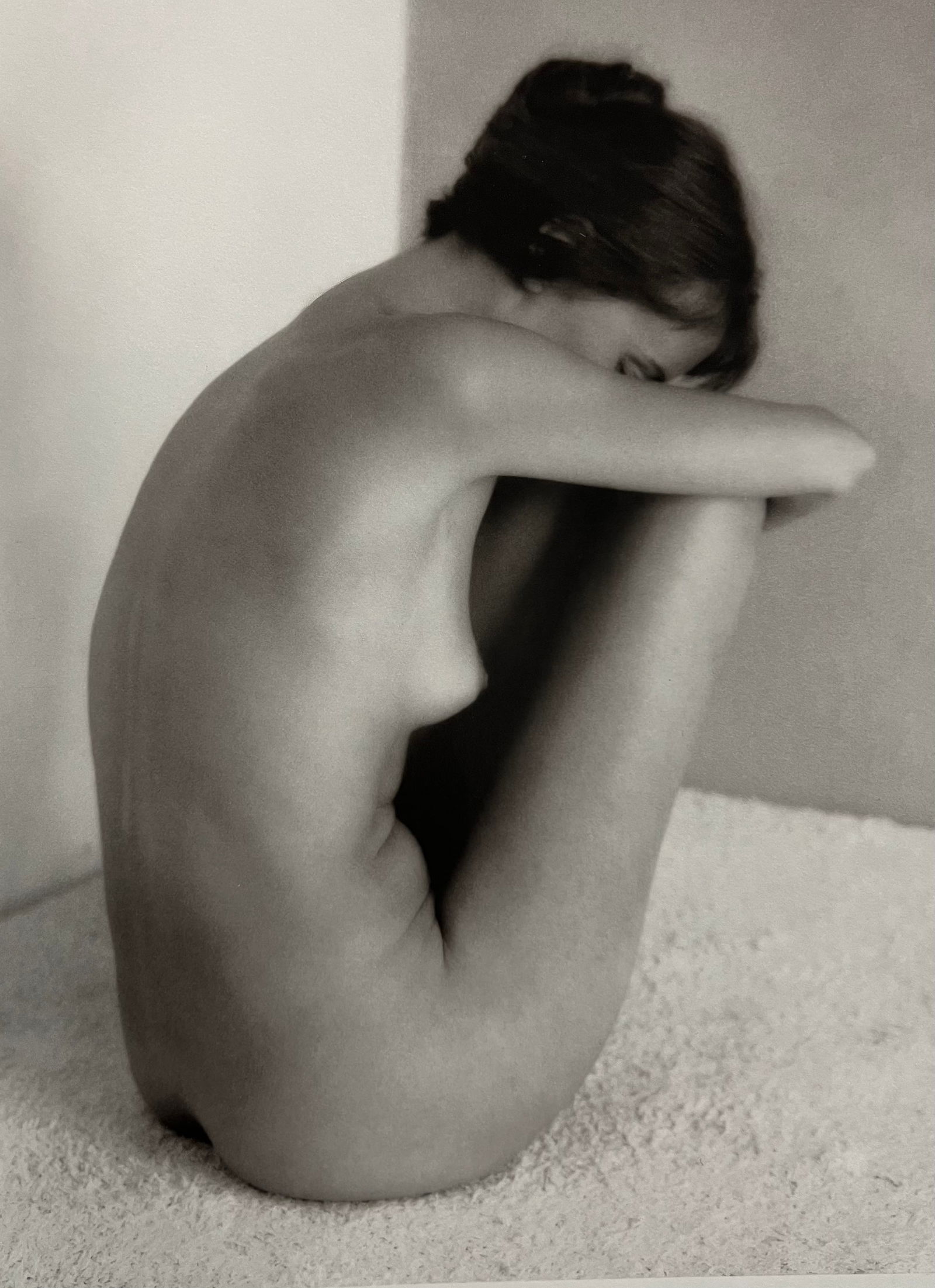 Ruth Bernhard, Oval Nude, 1962: Ruth Bernhard (1905-2006) was the daughter of Lucien Bernhard, a graphic designer known as "the father of the German poster." After studying for two years at the Berlin Academy of Art, she came to New