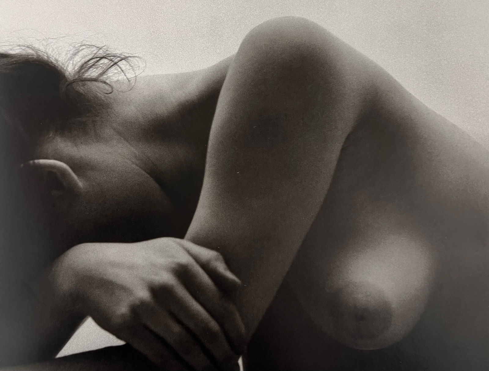 Ruth Bernhard, Resting, 1972: Ruth Bernhard (1905-2006) was the daughter of Lucien Bernhard, a graphic designer known as "the father of the German poster." After studying for two years at the Berlin Academy of Art, she came to New