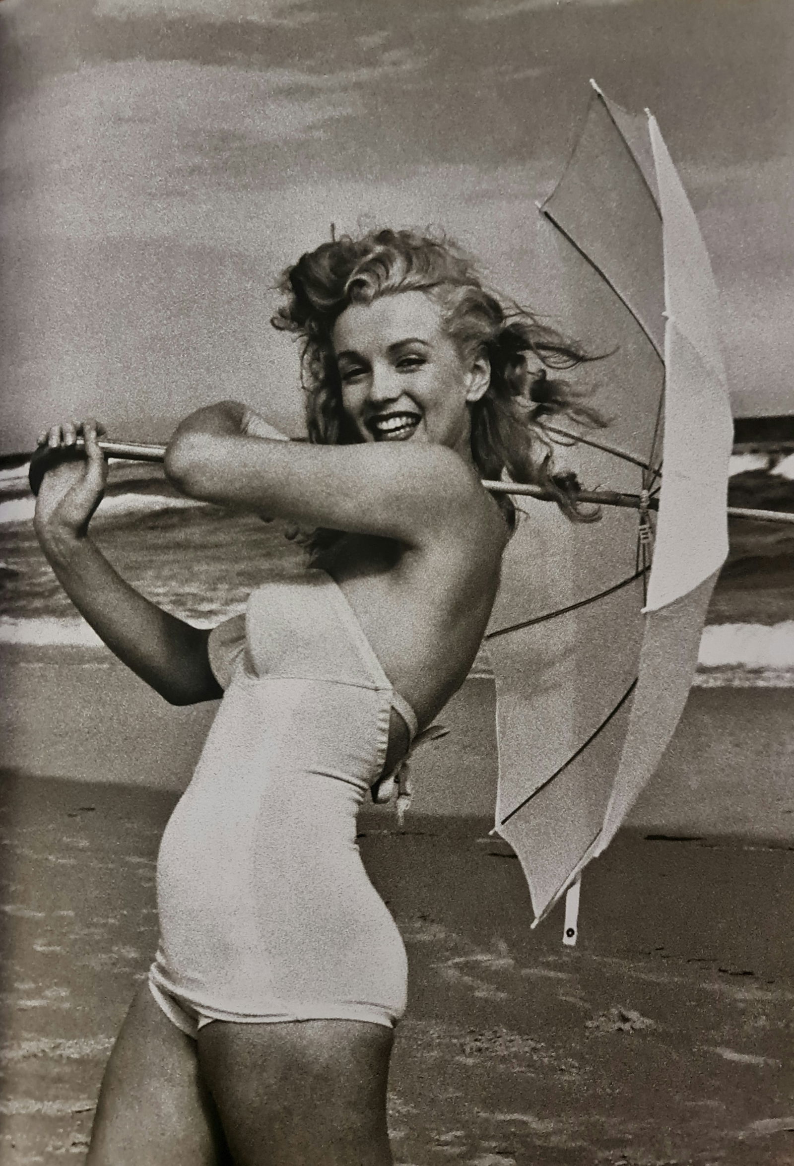 Andre de Diene, Marilyn Monroe at Toby Beach, 1949: Photographer: Andre de Diene Subject/Title: Marilyn Monroe at Toby Beach Date Of Negative: 1939 Type Of Print: Sheet Fed Photogravure/Heliogravure Date Of Print: 2000 Publisher: teNeues Paper: Medium