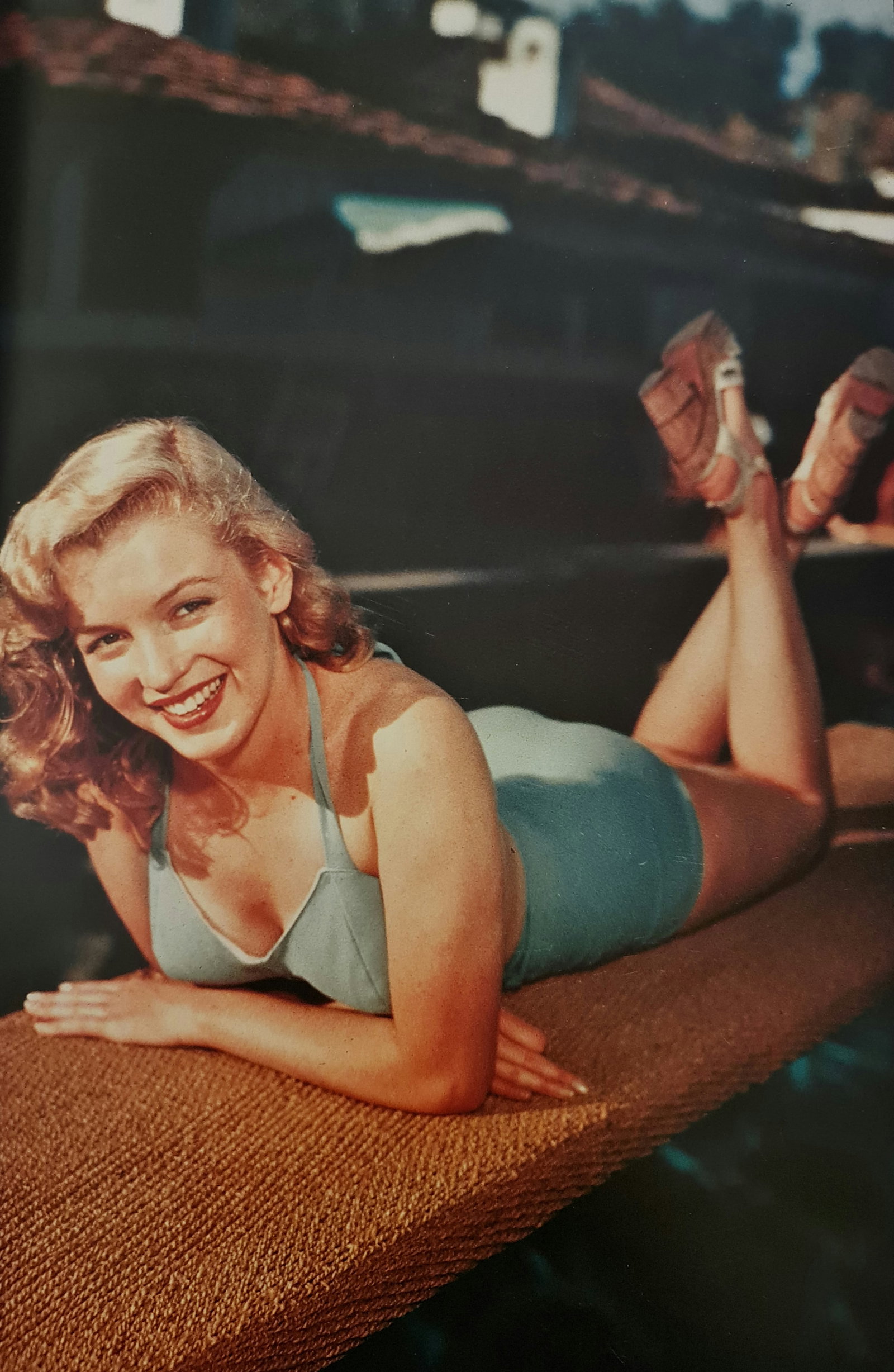 Bruno Bernard, Marilyn Monroe at Racquet Club, Palm Springs, 1949: Photographer: Bruno Bernard Subject/Title: Marilyn Monroe at Racquet Club, Palm Springs Date Of Negative: 1939 Type Of Print: Sheet Fed Photogravure/Heliogravure Date Of Print: 2000 Publisher: teNeues