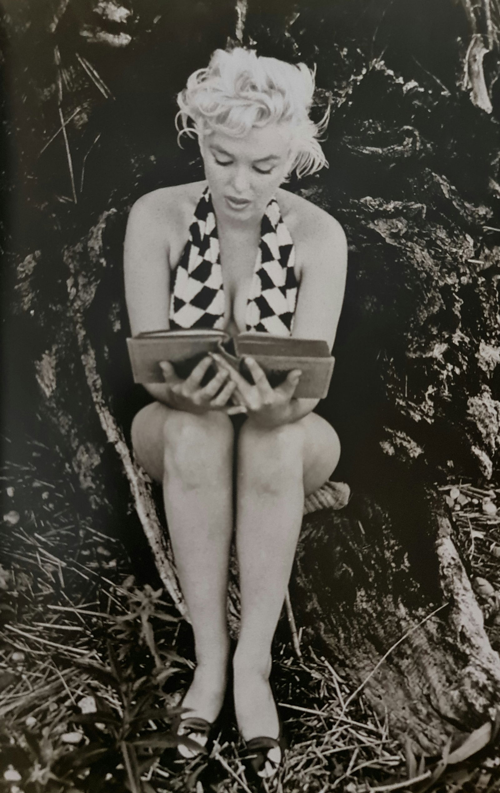 Eve Arnold, Marilyn Monroe reading James Joyce's Ulysses, 1952: Photographer: Eve Arnold Subject/Title: Marilyn Monroe reading James Joyce's Ulysses Date Of Negative: 1939 Type Of Print: Sheet Fed Photogravure/Heliogravure Date Of Print: 2000 Publisher: teNeues Pa
