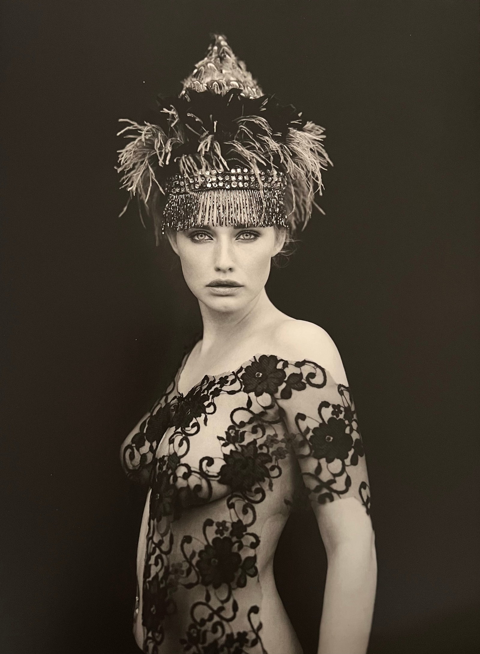 Marc Lagrange, Milani's Miter, 2000's: Photographer: Marc Lagrange was a Belgian photographer known for his nude portraits of female figures. Lagrange created dream-like and fantastical narrative pictures populated by beautiful nudes that 