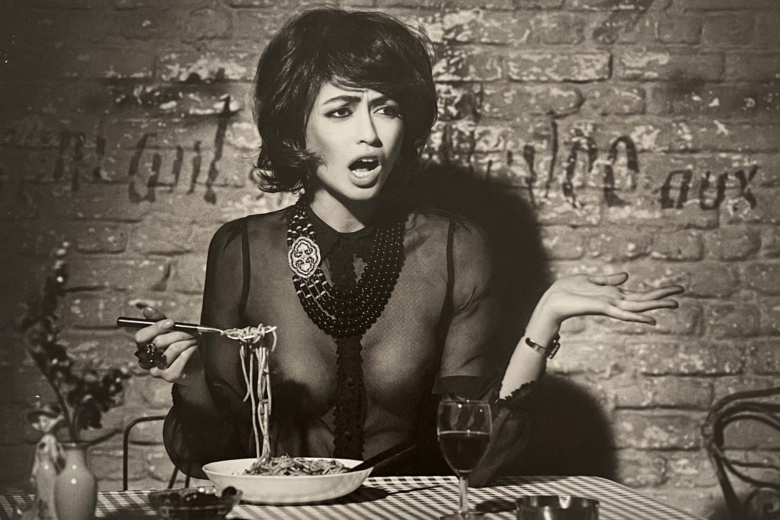 Marc Lagrange, Spaghetti Al Dente, 2000's: Photographer: Marc Lagrange was a Belgian photographer known for his nude portraits of female figures. Lagrange created dream-like and fantastical narrative pictures populated by beautiful nudes that