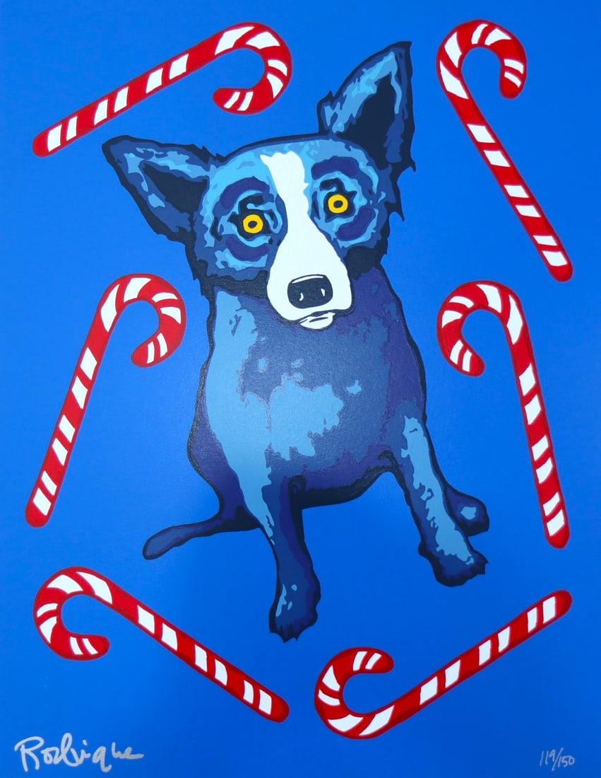 George Rodrigue, Blue Dog - 'Sweet Like You', Signed Limited Edition Silkscreen (1 of 3)
