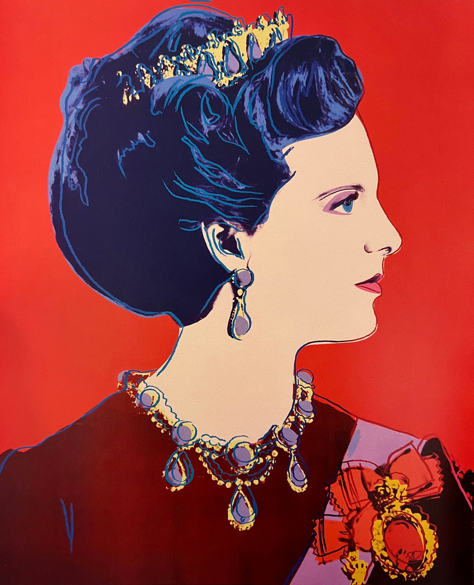Andy Warhol, Reigning Queen, Queen Margrethe II Of Denmark, 1985 (1 of 1)