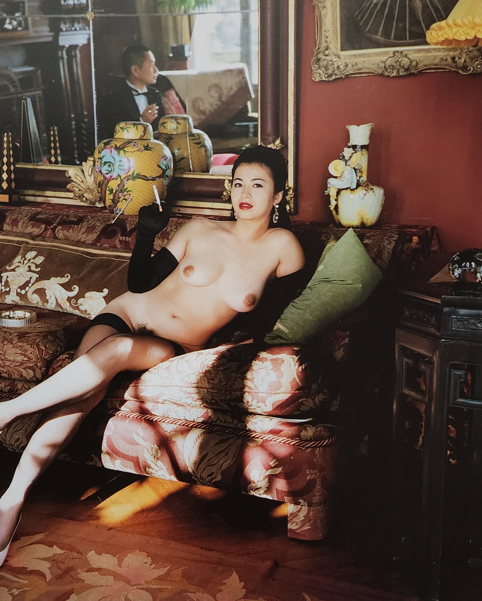 Helmut Newton Portraits of Eri Ishida: Artist/Photographer: Helmut Newton Title/Subject: Immorale Type Of Print: Authentic Sheet Fed Photogravure/Heliogravure. Date Of Print: 1993 Paper: Medium weight, satin/matte finish. Print Origin: Jap