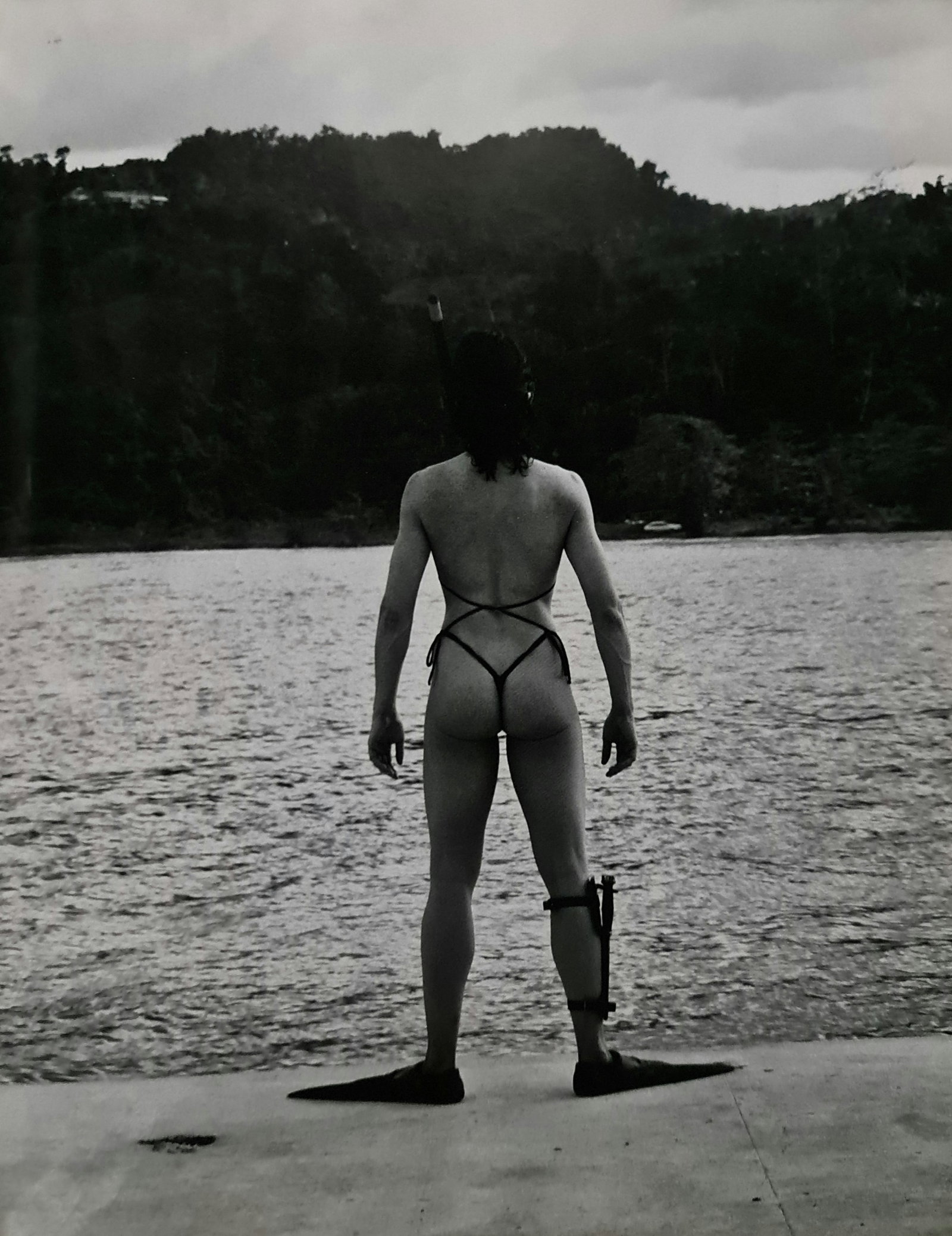Robert Mapplethorpe, Lisa Lyon in sexy scuba gear (1 of 1)