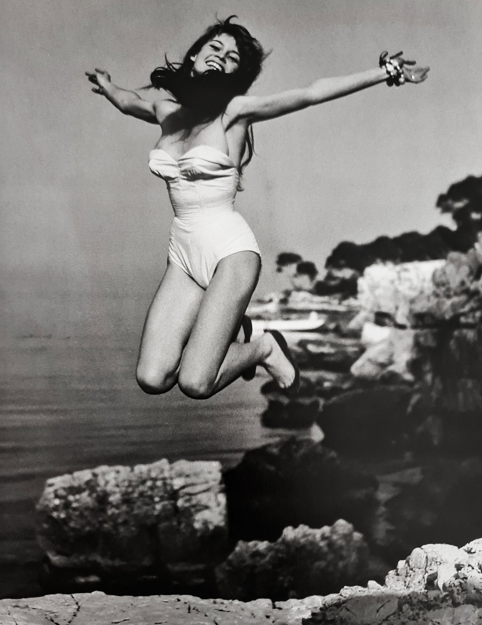 Phillipe Halsman, Brigitte Bardot, 1955: Photographer: Philippe Halsman (Latvia born American, 1906 - 1979) - internationally renowned portrait and fashion photographer, one of the most important and influential photographers from the 1940's