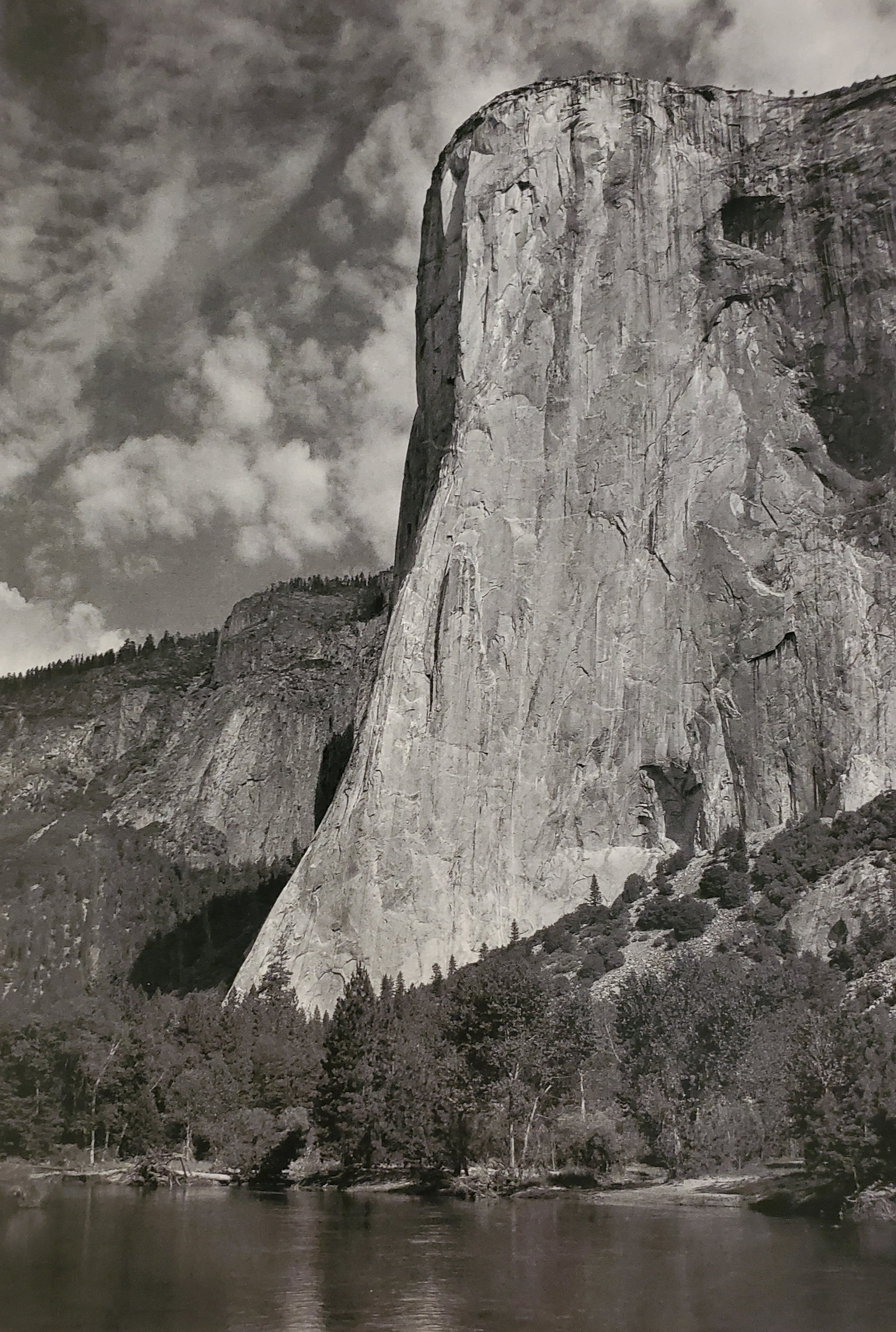 Ansel Adams, El Capitan, Merced River, Clouds, Yosemite National Park, California, 1948: Photographer: Ansel Adams (American, 1902 - 1984) - Internationally renowned American photographer. One of the most influential artists in photographic history. Title: "El Capitan, Merced River, Cloud