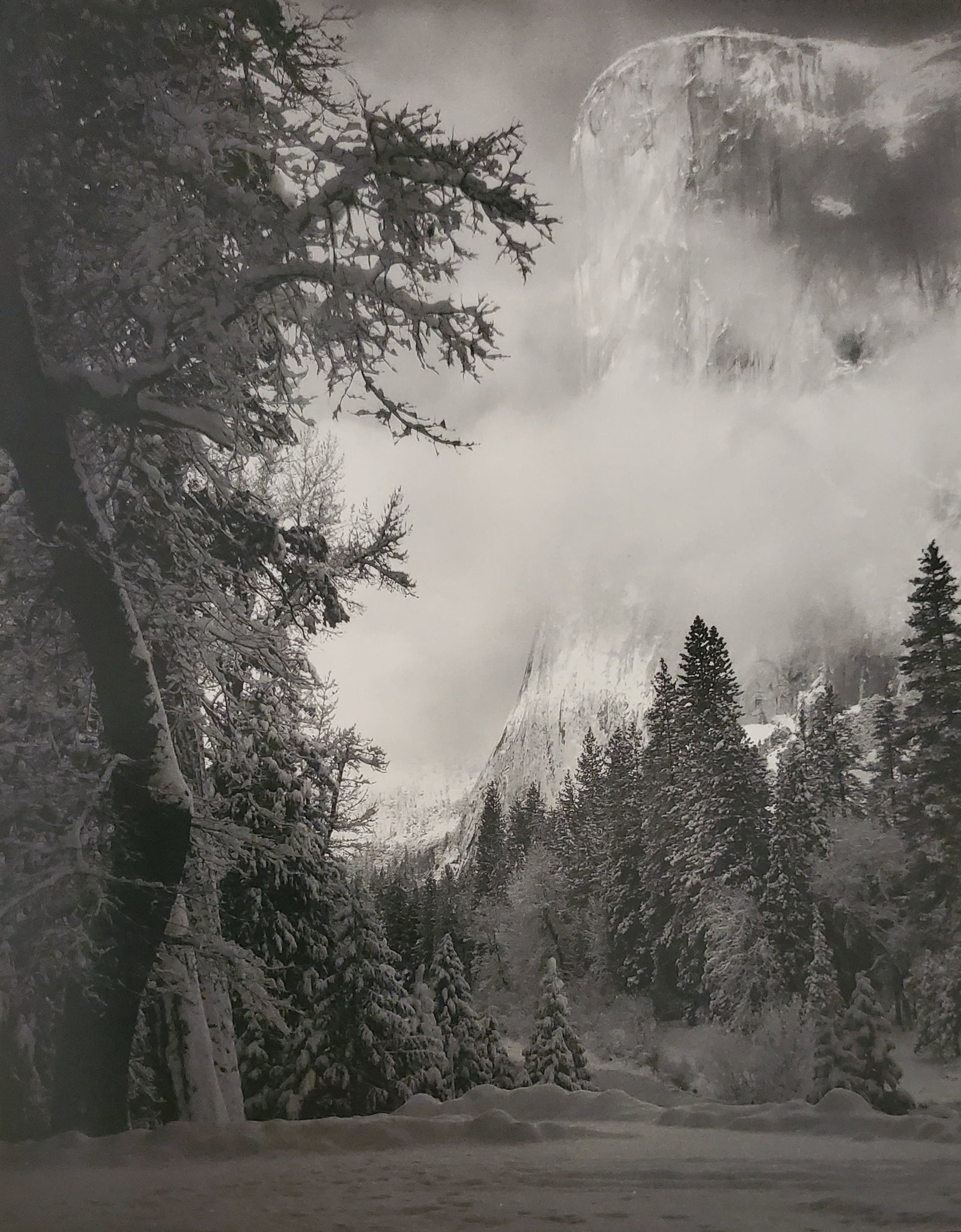 Ansel Adams, El Capitan, Winter, Sunrise, Yosemite National Park, California, 1968: Photographer: Ansel Adams (American, 1902 - 1984) - Internationally renowned American photographer. One of the most influential artists in photographic history. Title: "El Capitan, Winter, Sunrise, Yo