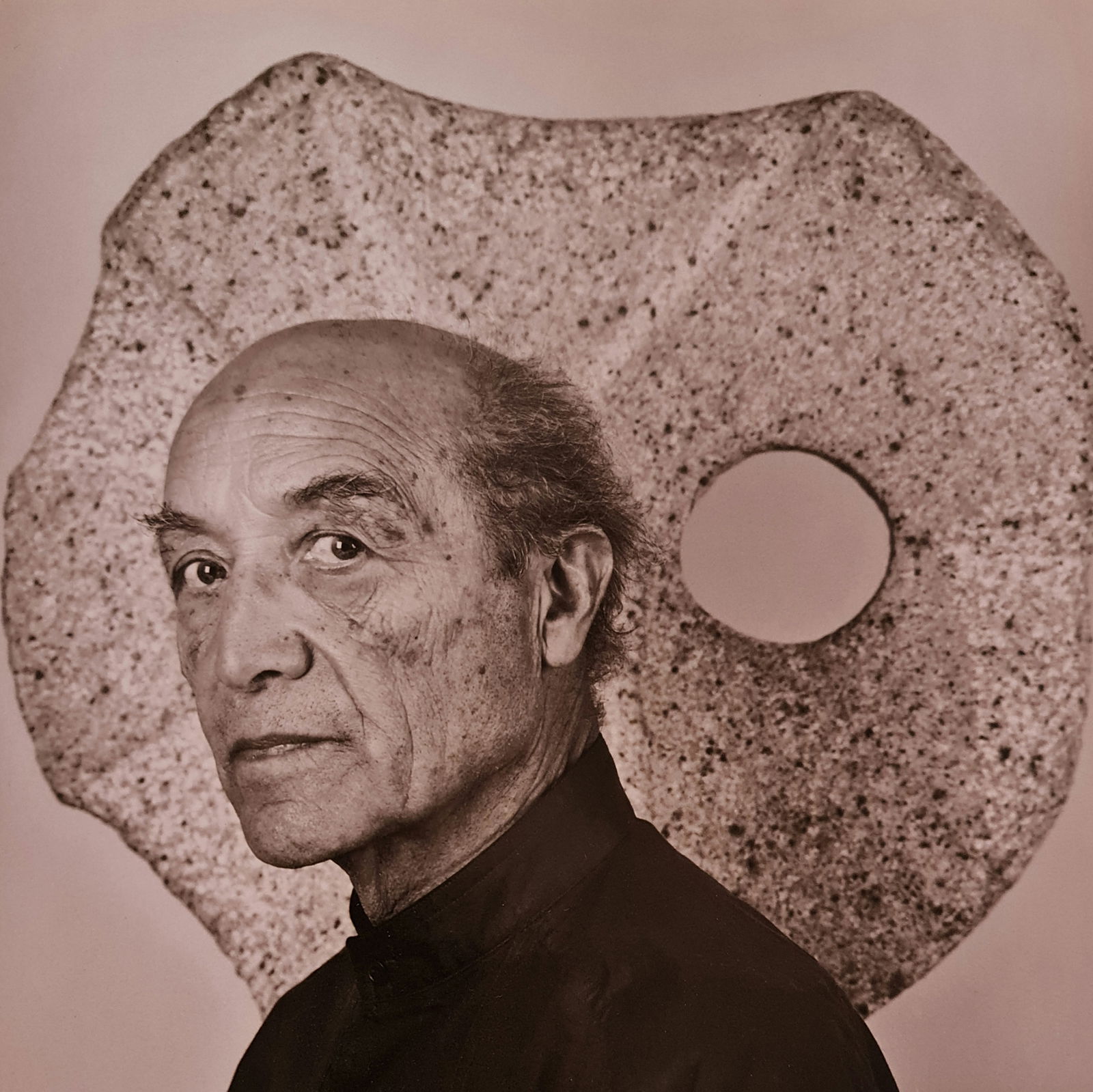 Robert Mapplethorpe, Isamu Noguchi, 1986: Photographer: Robert Michael Mapplethorpe (1946-1989) was an American photographer, best known for his black-and-white photographs. His work featured an array of subjects, including celebrity portrait