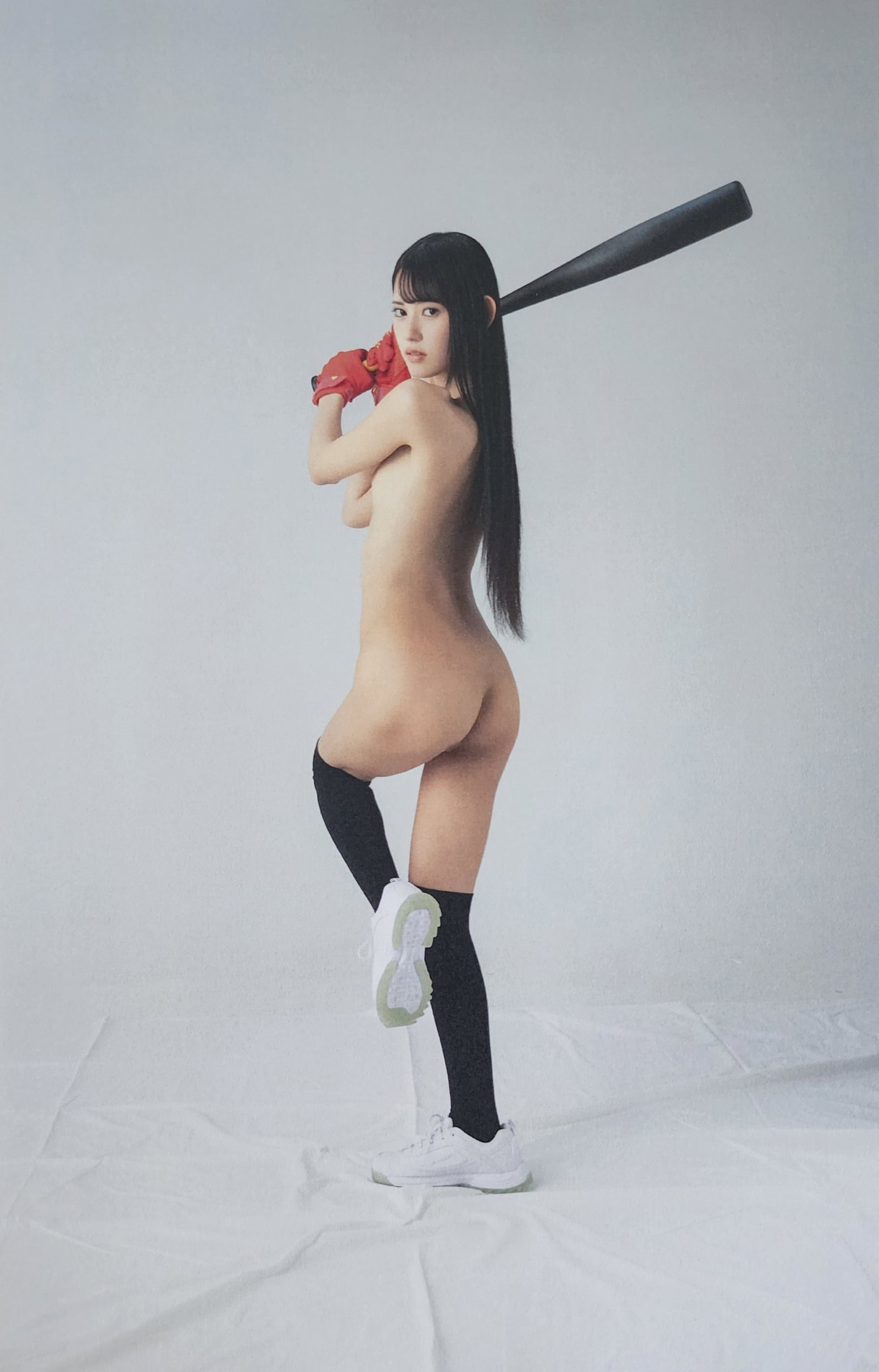 Umi Yatsugake, Absolute Sports Pose, 2022: Model: Umi Yatsugake Title/Subject: Absolute Sports Pose Type Of Print: Authentic Sheet Fed Photogravure/Heliogravure. Date Of Print: 2022 Paper: Medium weight, satin/matte finish. Print Origin: Japan