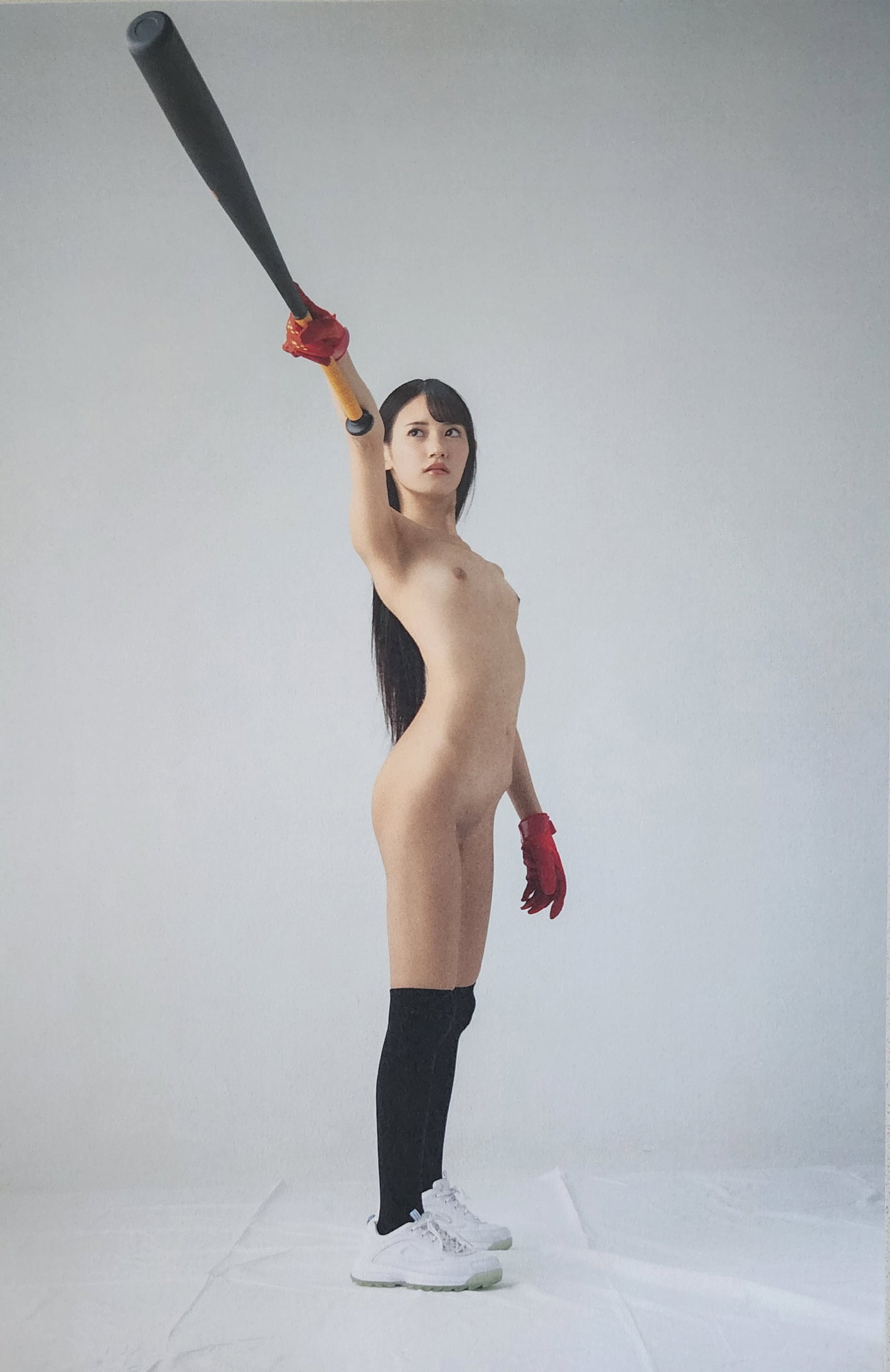 Umi Yatsugake, Absolute Sports Pose, 2022: Model: Umi Yatsugake Title/Subject: Absolute Sports Pose Type Of Print: Authentic Sheet Fed Photogravure/Heliogravure. Date Of Print: 2022 Paper: Medium weight, satin/matte finish. Print Origin: Japan