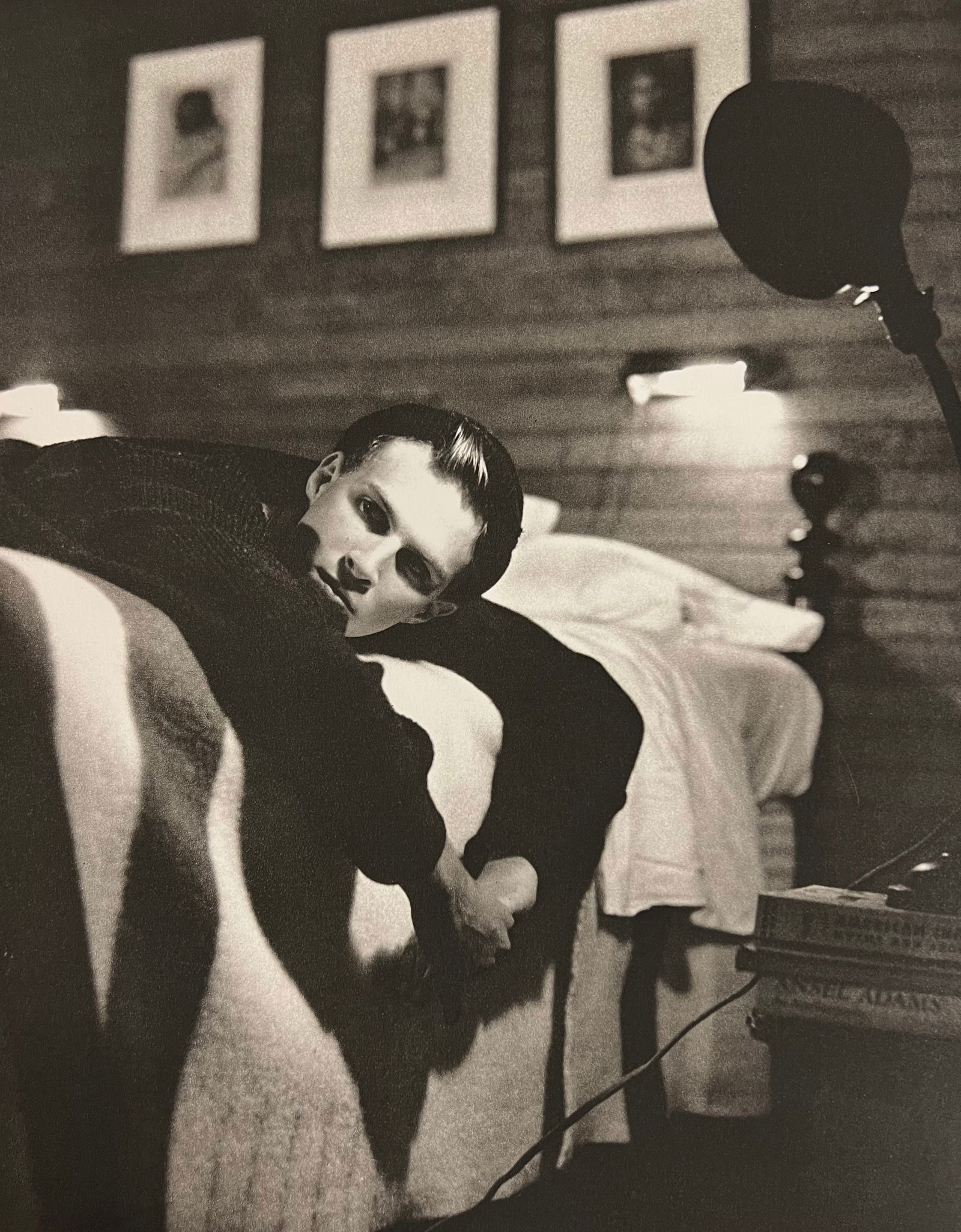 Bruce Weber, Gentleman in black resting: Photographer: Bruce Weber (American, b. 1946) - internationally renowned American fashion photographer best known for his racy, erotically charged imagery. Weber has shot the ad campaigns of Calvin Kl