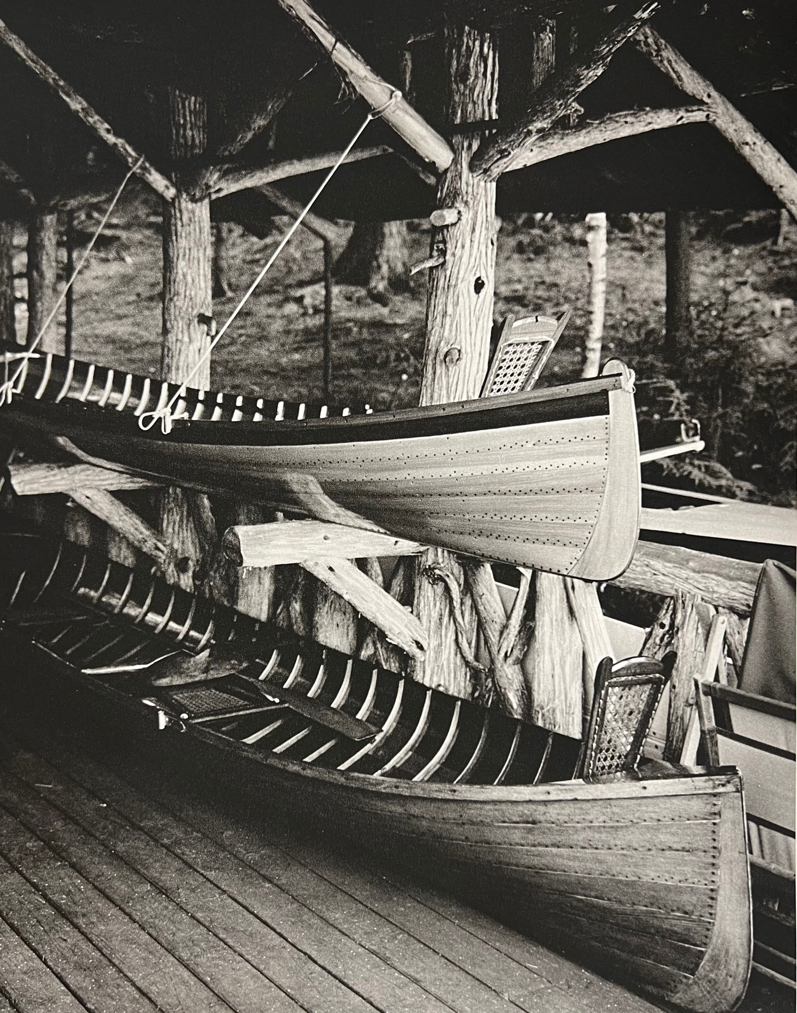 Bruce Weber, Canoes on rack: Photographer: Bruce Weber (American, b. 1946) - internationally renowned American fashion photographer best known for his racy, erotically charged imagery. Weber has shot the ad campaigns of Calvin Kl